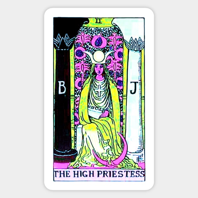 The High Priestess Tarot TWISTED Sticker by Phantastique